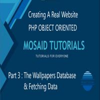 Mosaid Tutorial: creating a website using php object oriented Thumbnail