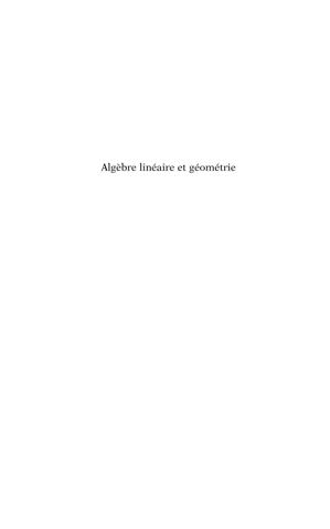 Thumbnail of book Applications mathématiques avec Matlab 1. Algèbre linéaire et géométrie cover
