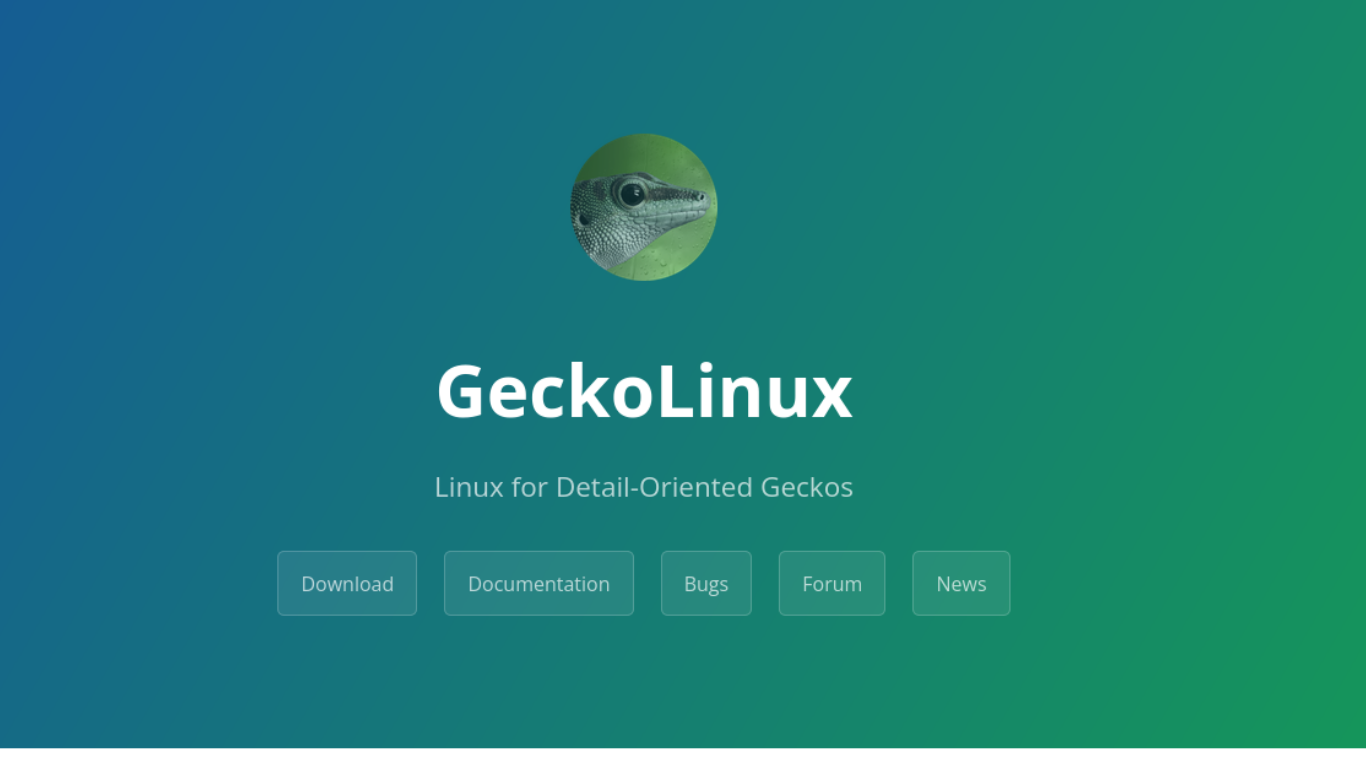 Banner of Geckolinux home page image