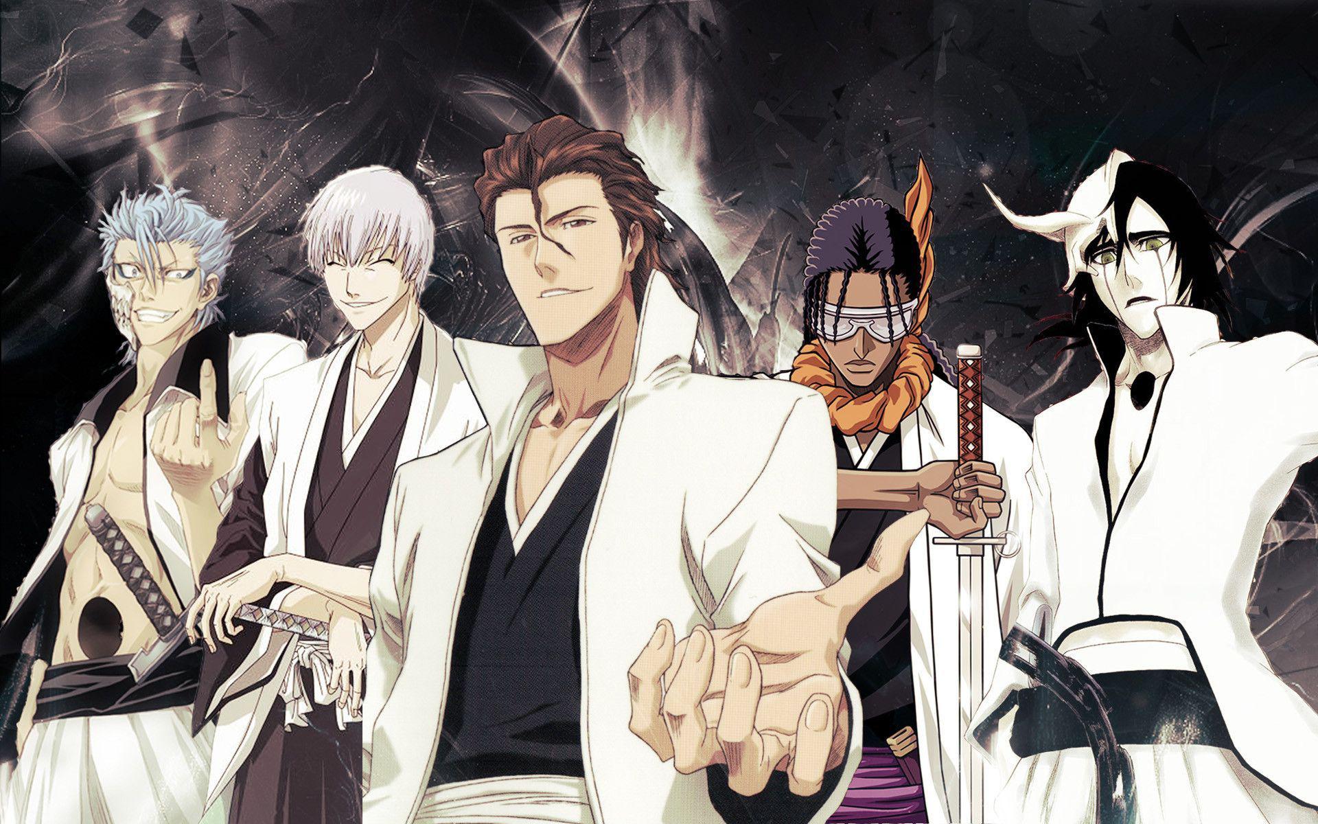 Aizen Sousuke and his subordinates