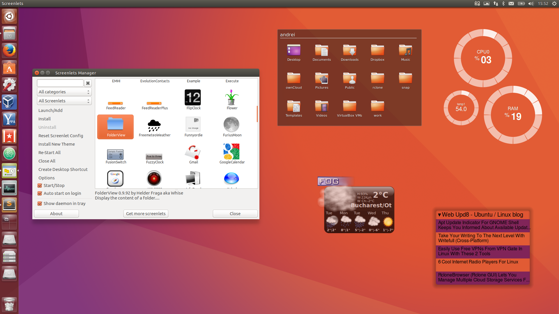 Ubuntu desktop