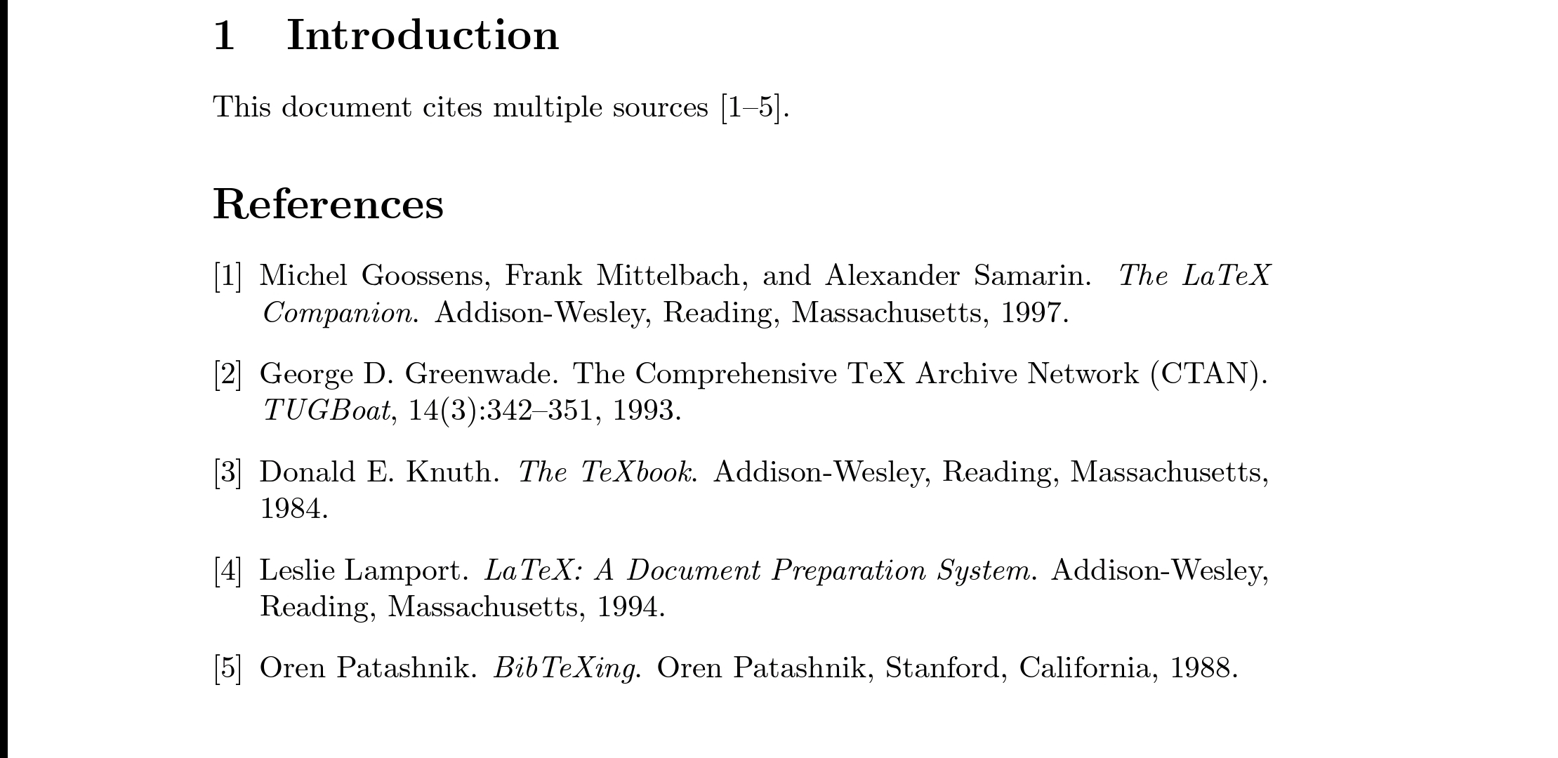 latex bibliography