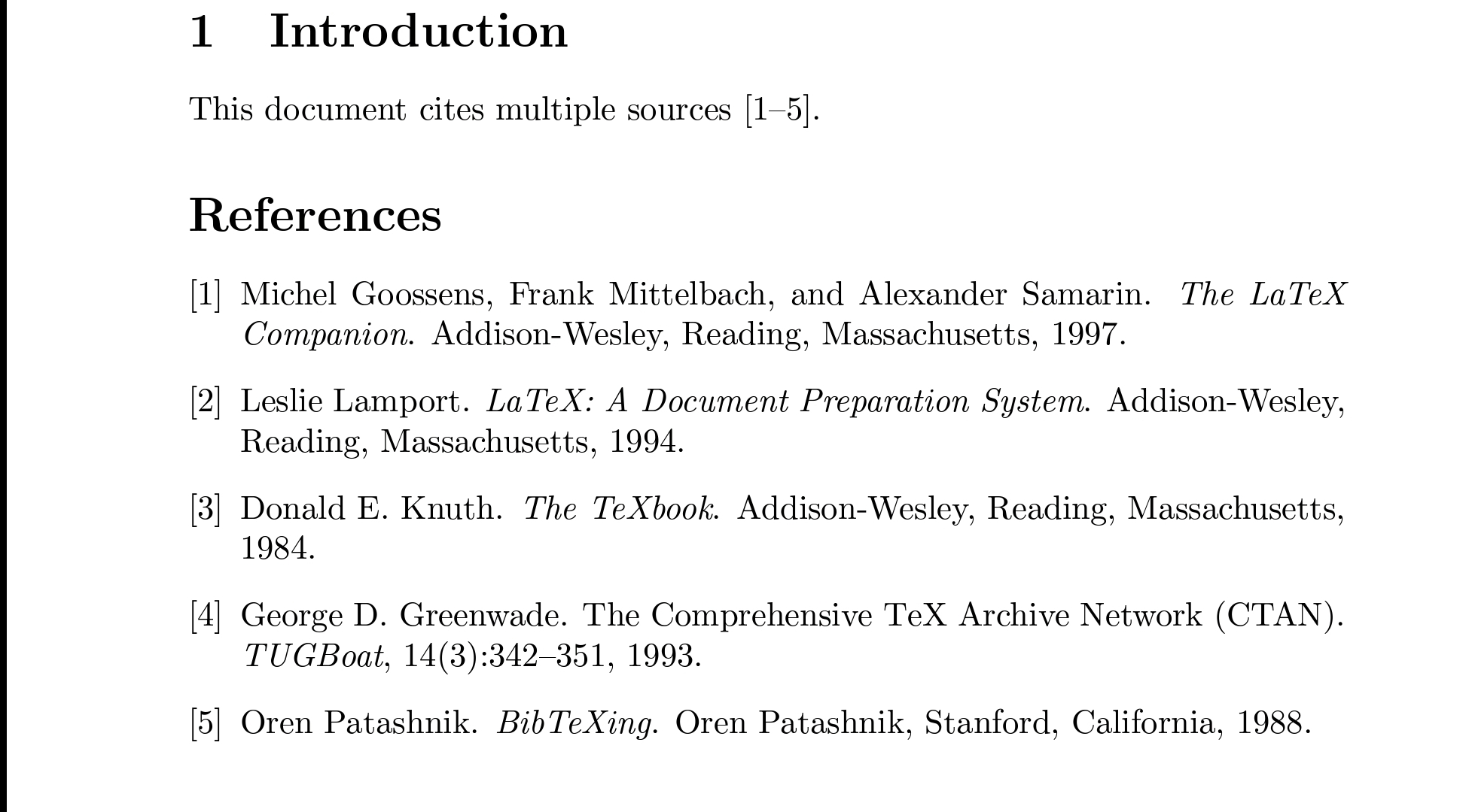 latex bibliography