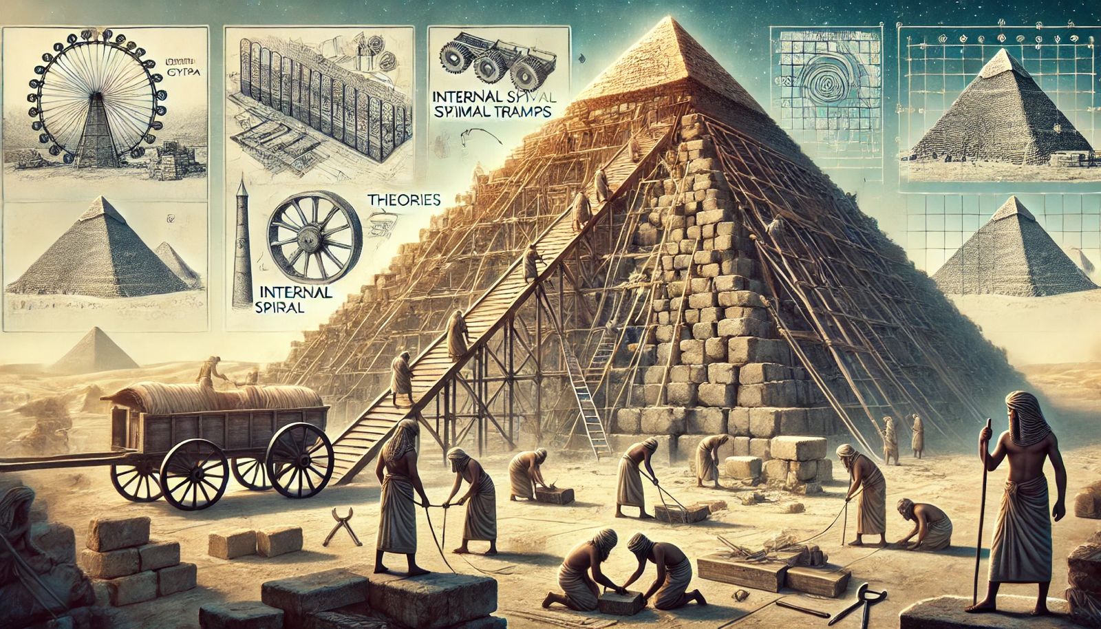 egyptians pyrqmids construction