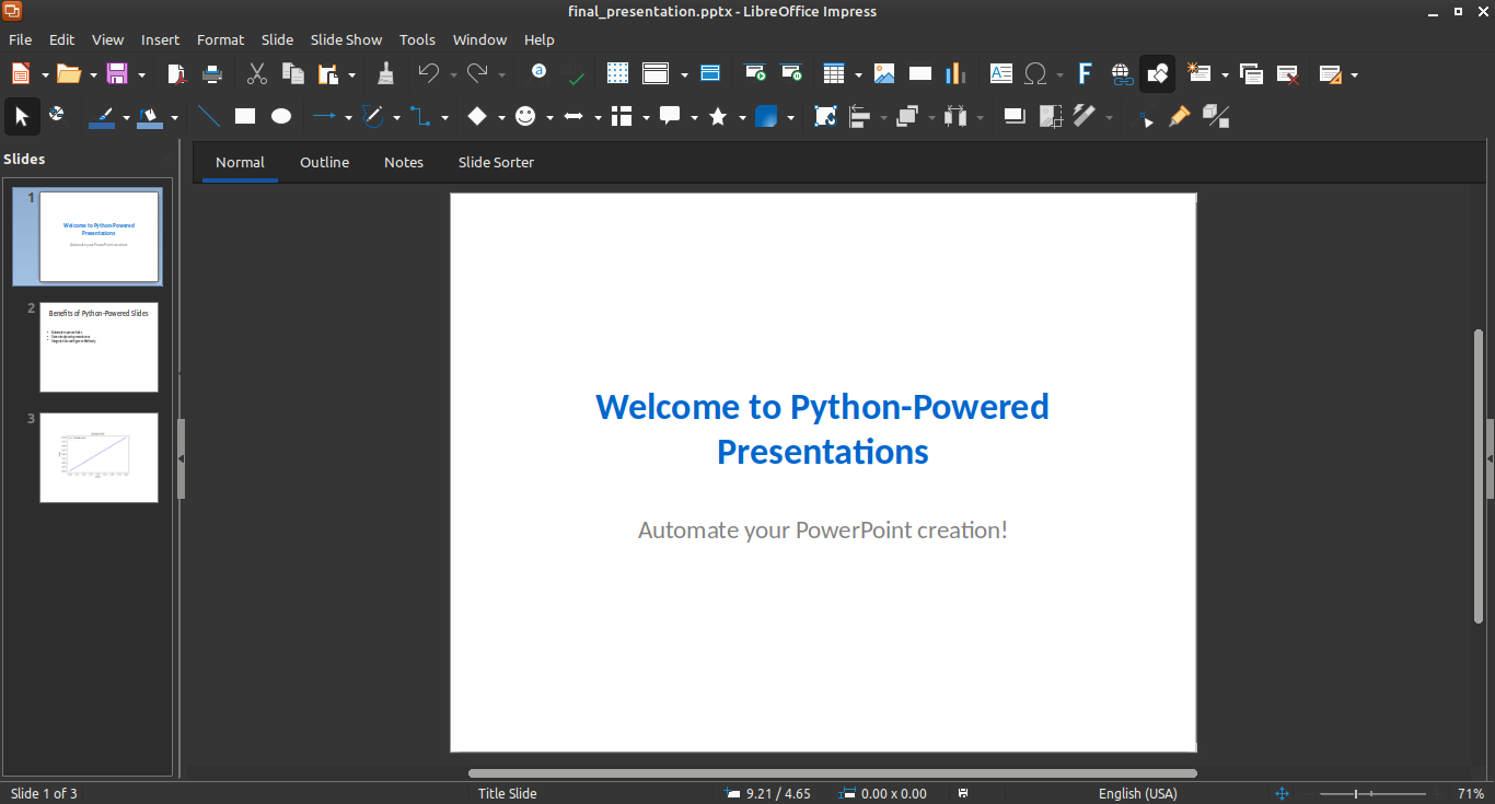 Python PowerPoint Workflow