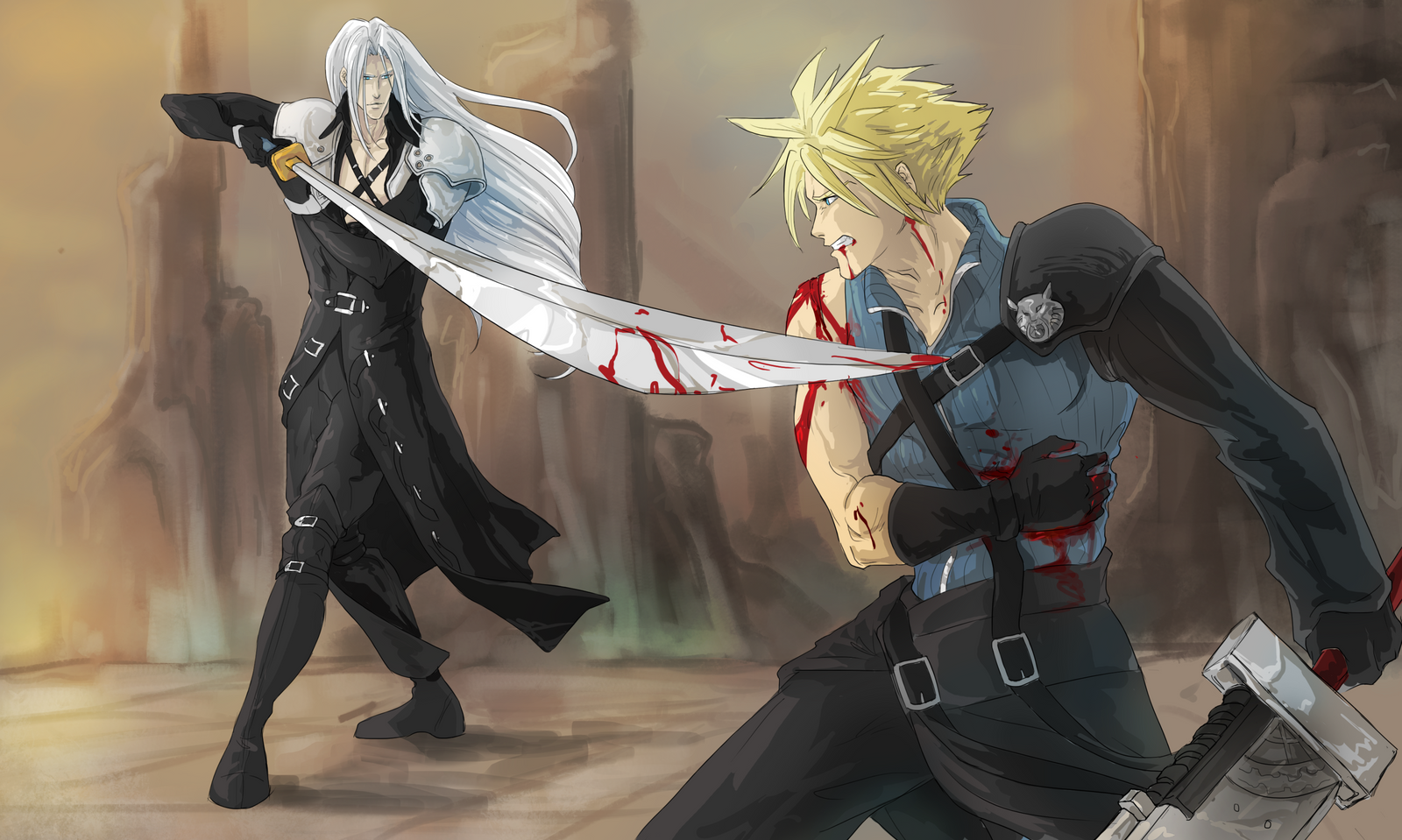 Cloud vs. Sephiroth