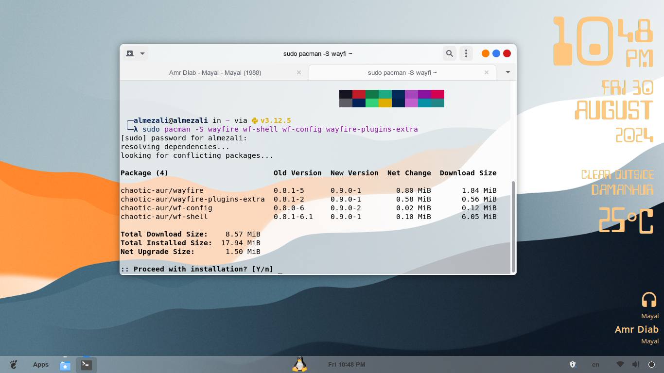 Gnome Desktop Screenshot 1