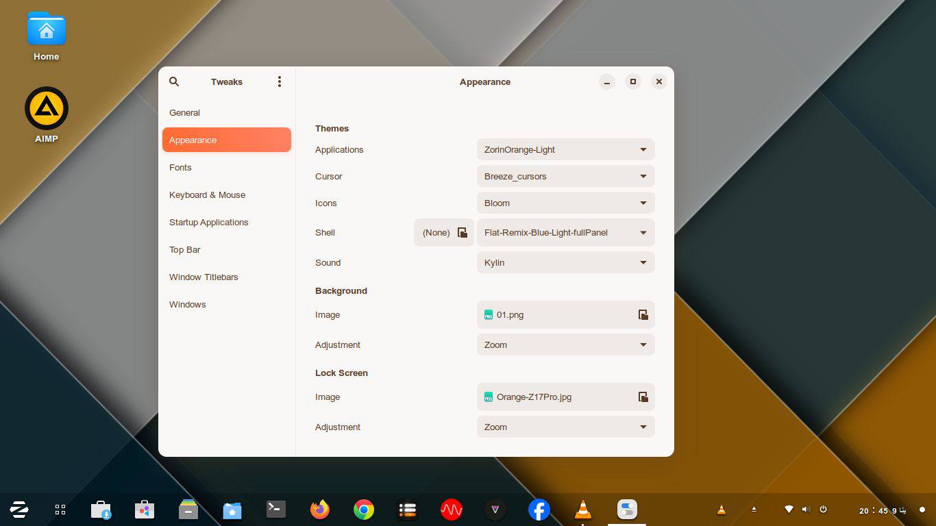 Gnome Desktop Screenshot 2