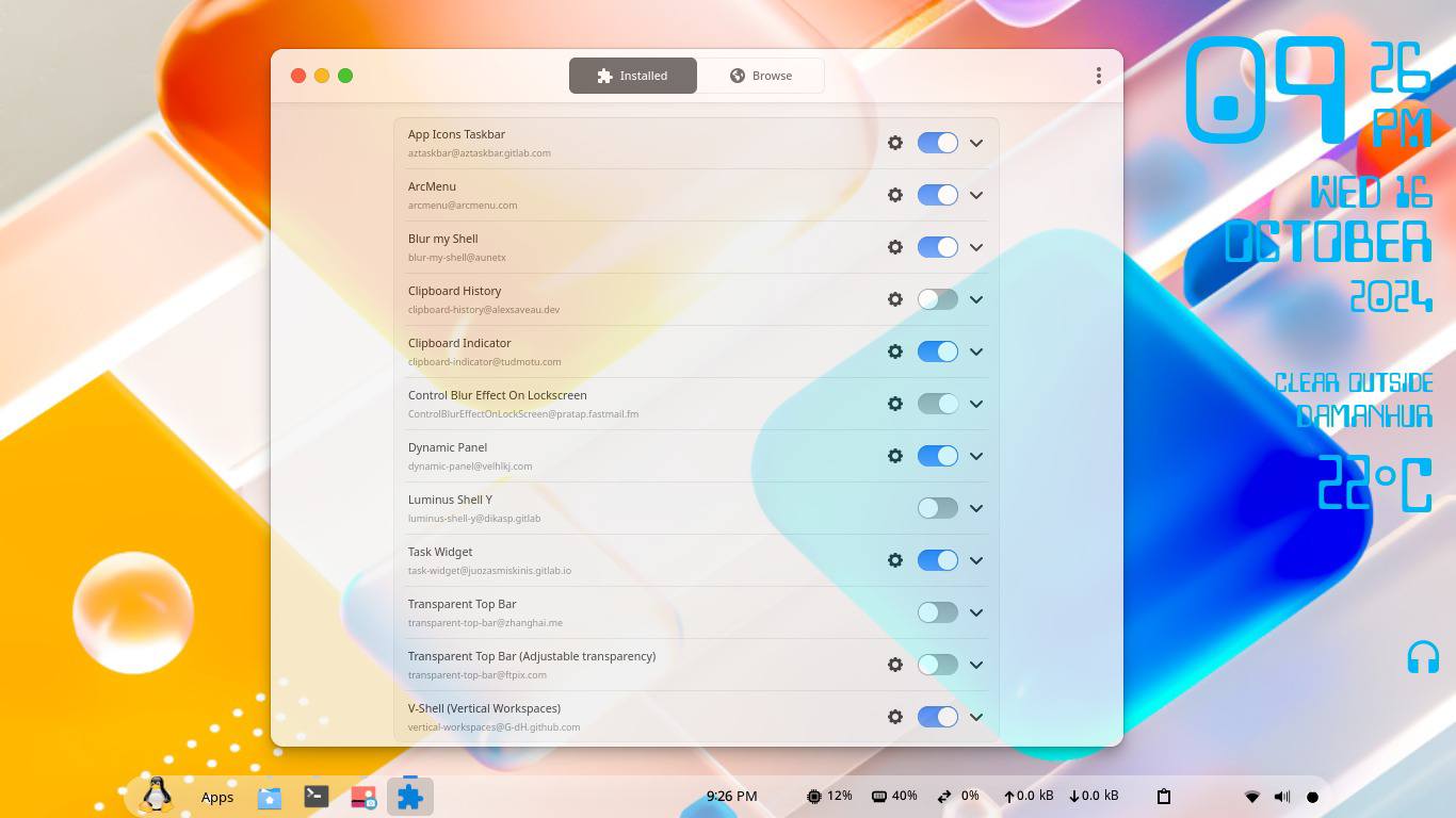 Gnome Desktop Screenshot 24