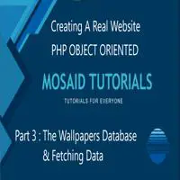 Mosaid Tutorial: creating a website using php object oriented
